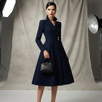 Robe-manteau évasée Ottavia