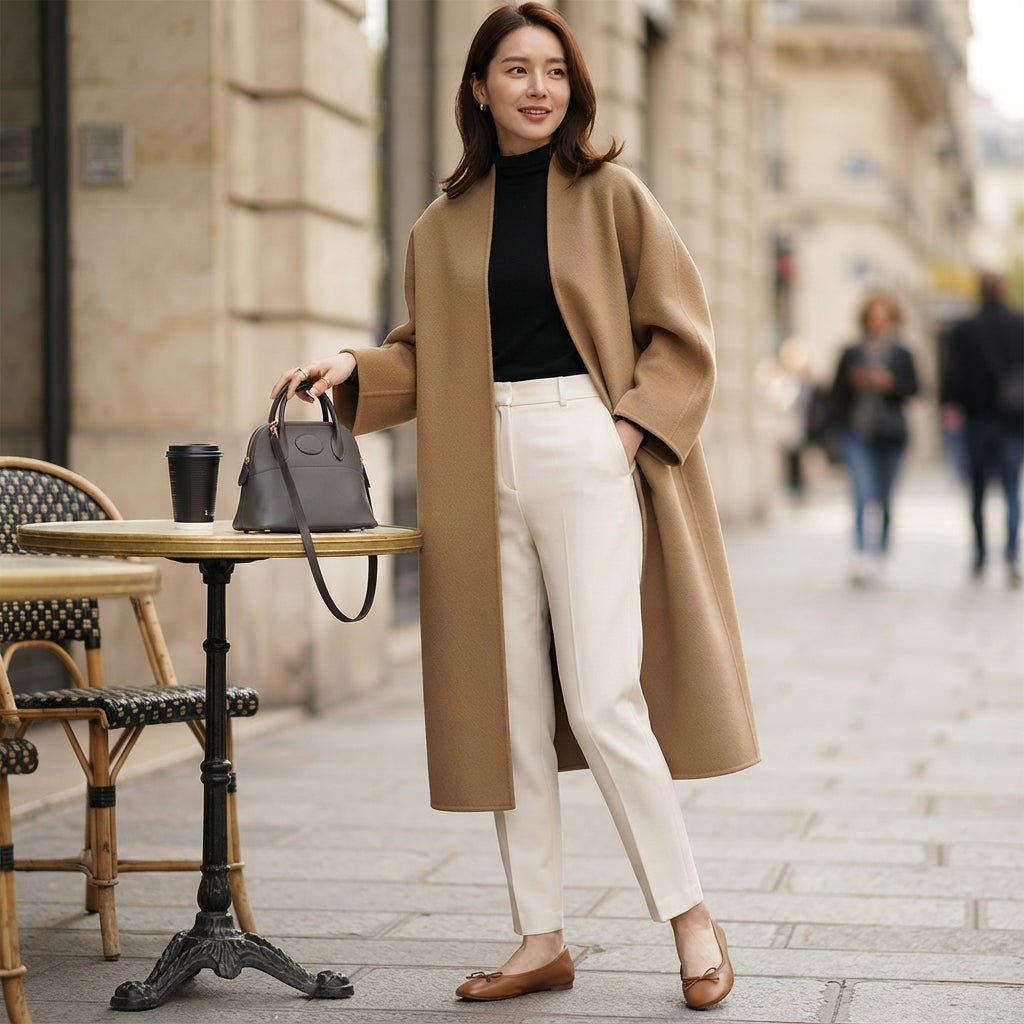 Manteau long oversize Elena