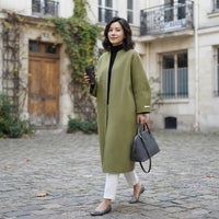 Manteau long oversize Elena