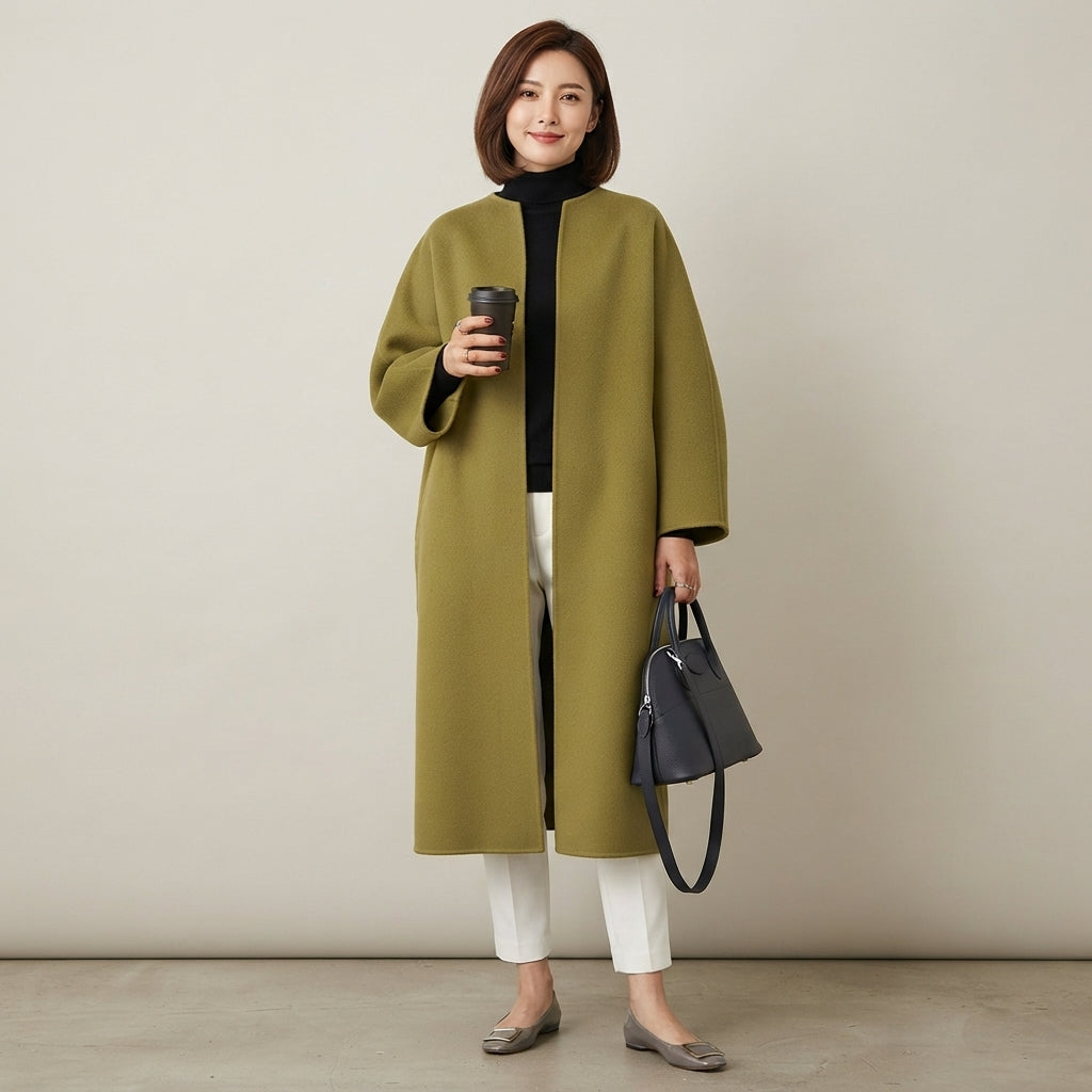 Manteau long oversize Elena