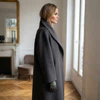 Manteau oversize à col châle