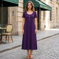Robe midi boutonnée Zara