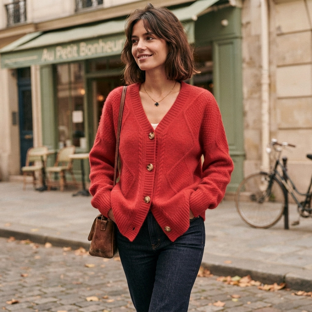 Gilet Lena en pur cachemire