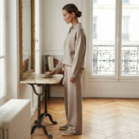 Ensemble polo en maille oversize