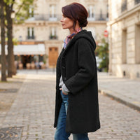 Manteau Audrey 100% laine