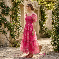 Robe midi Floral Empire