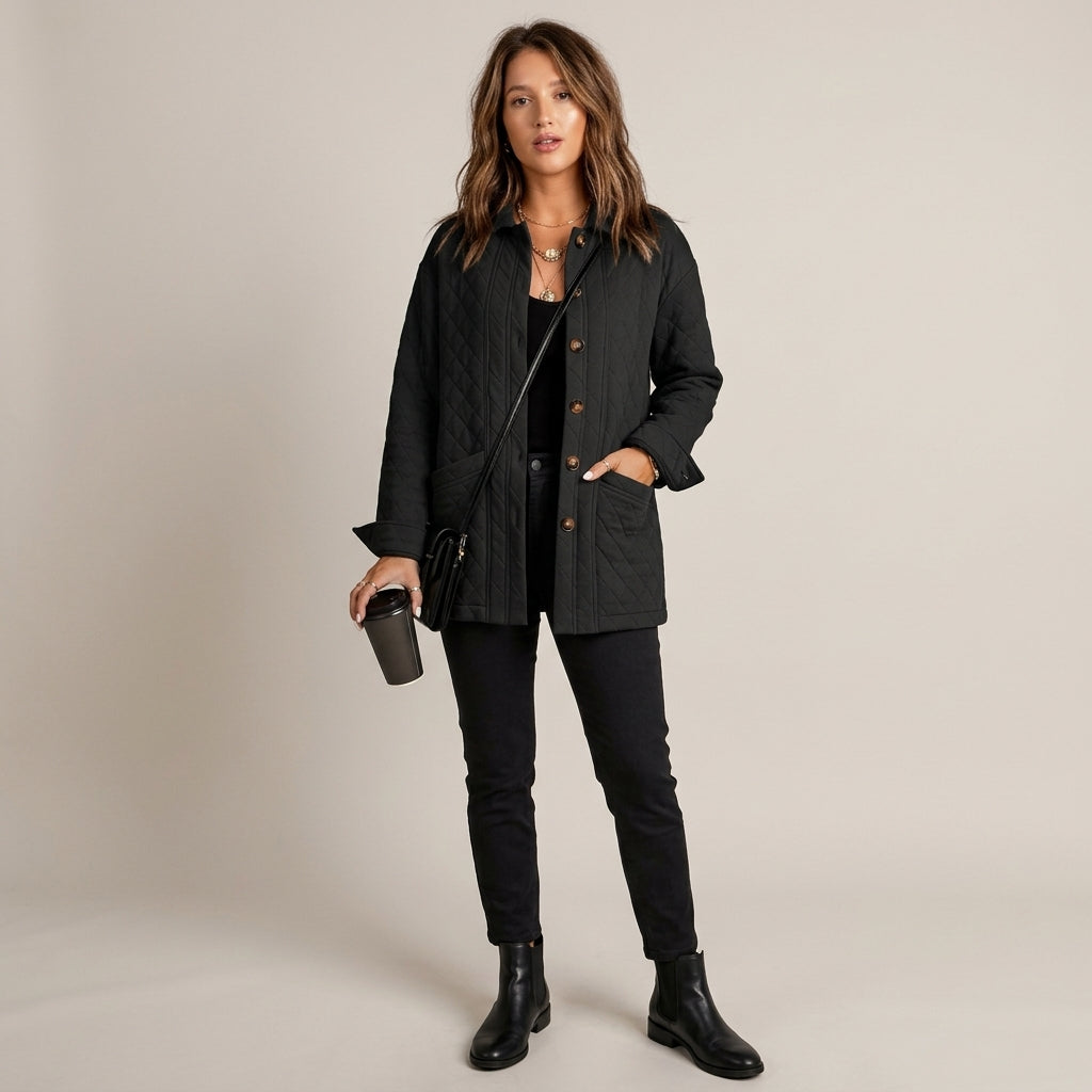 Veste longue matelassée Faith