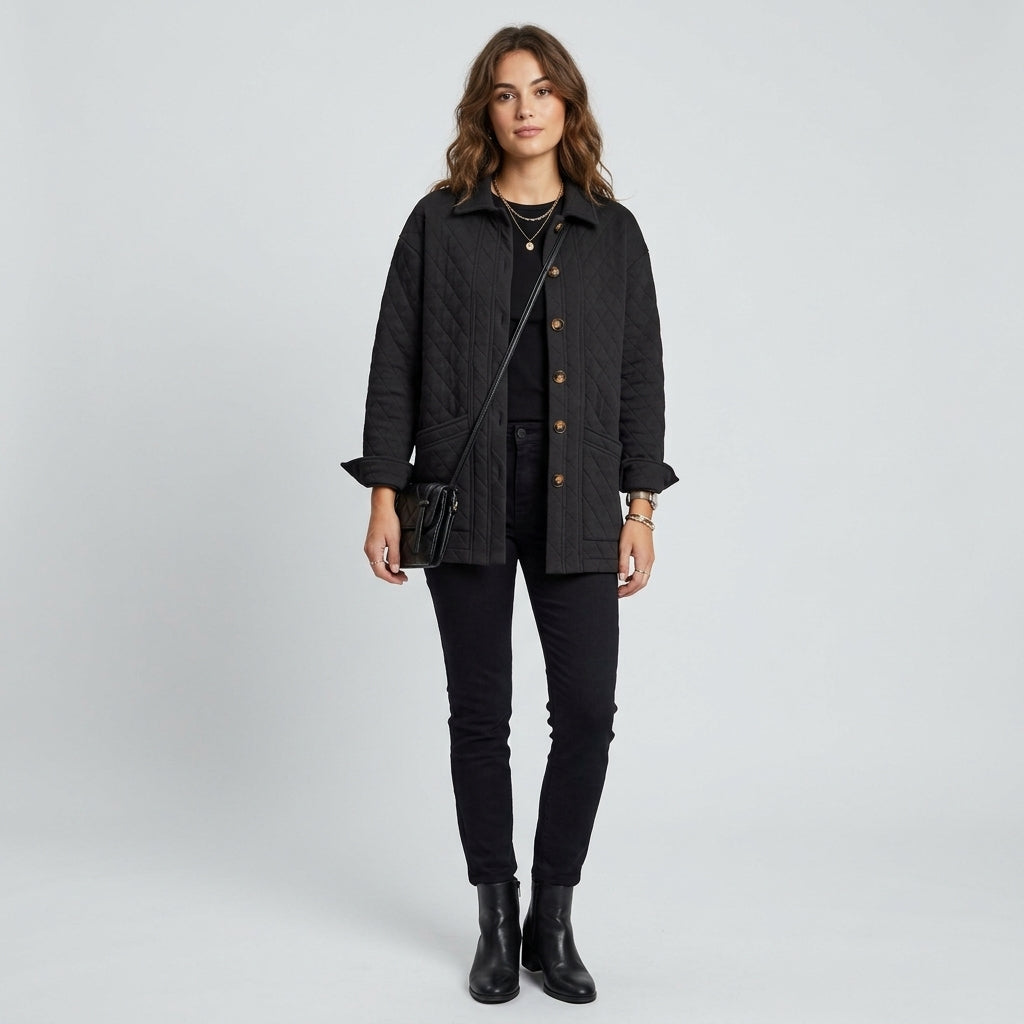 Veste longue matelassée Faith