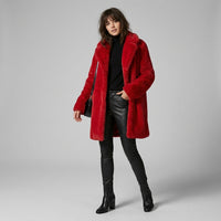 Manteau d'hiver Elina effet mouton