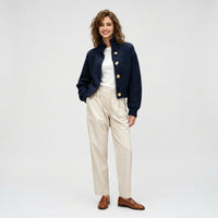 Veste courte en laine Adeline