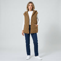 Gilet matelassé à capuche Sabine