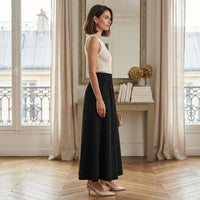 Jupe midi froncée Suri