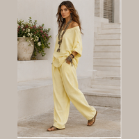 Ensemble blouse et palazzo bohème