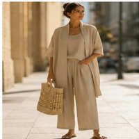 Juliette Three-Piece Linen Set