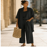 Juliette Three-Piece Linen Set