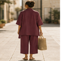 Juliette Three-Piece Linen Set