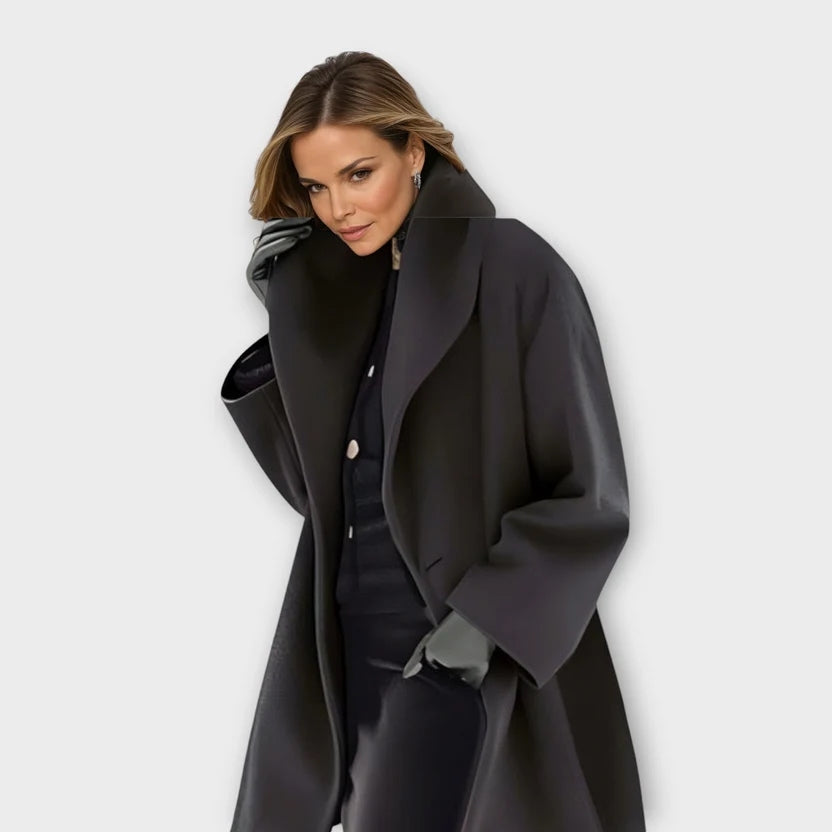 Manteau oversize à col châle