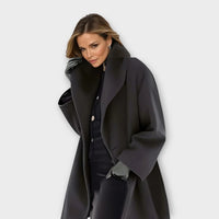 Manteau oversize à col châle