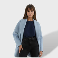 Manteau oversize à col châle