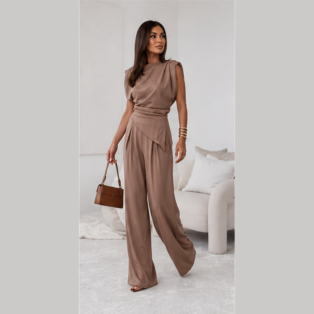 Ensemble deux pièces drapé
