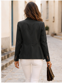 Blazer ajusté à un bouton