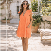 Bohemian summer dress with pockets