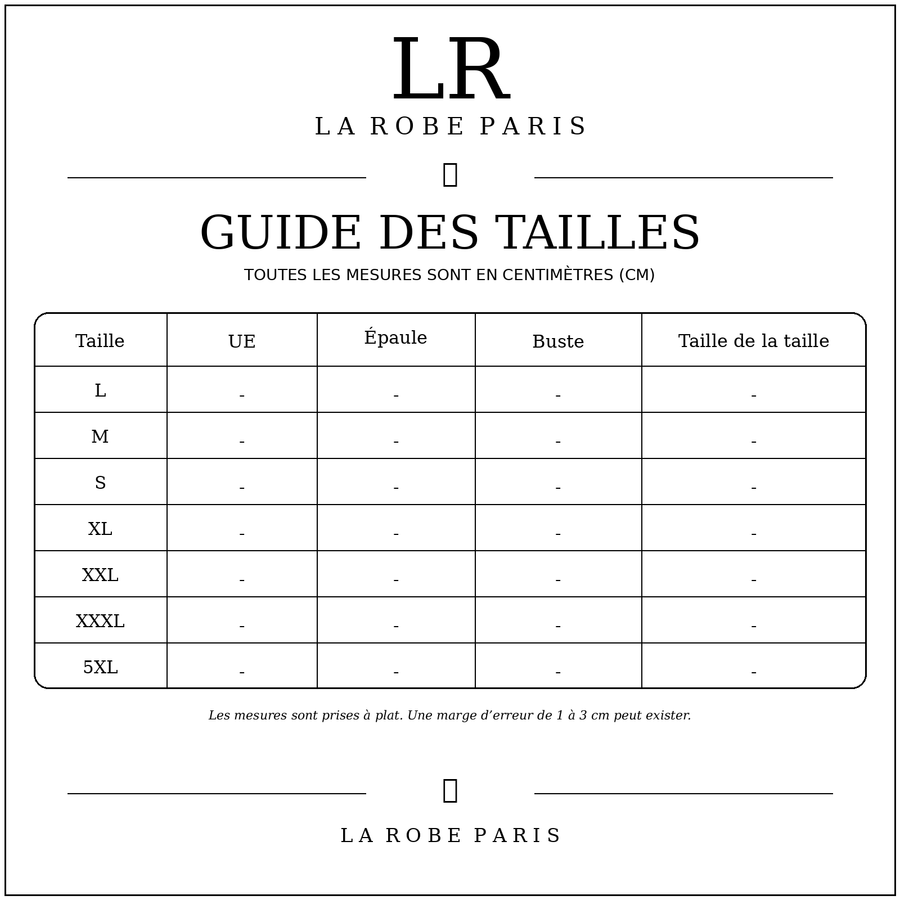 Size guide