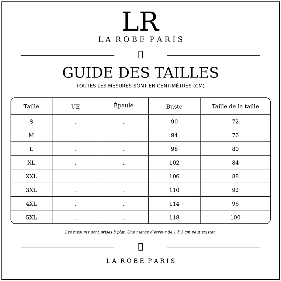 Size guide