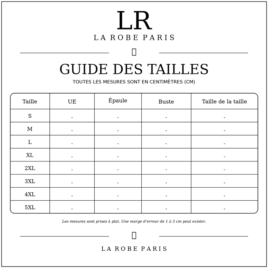 Size guide