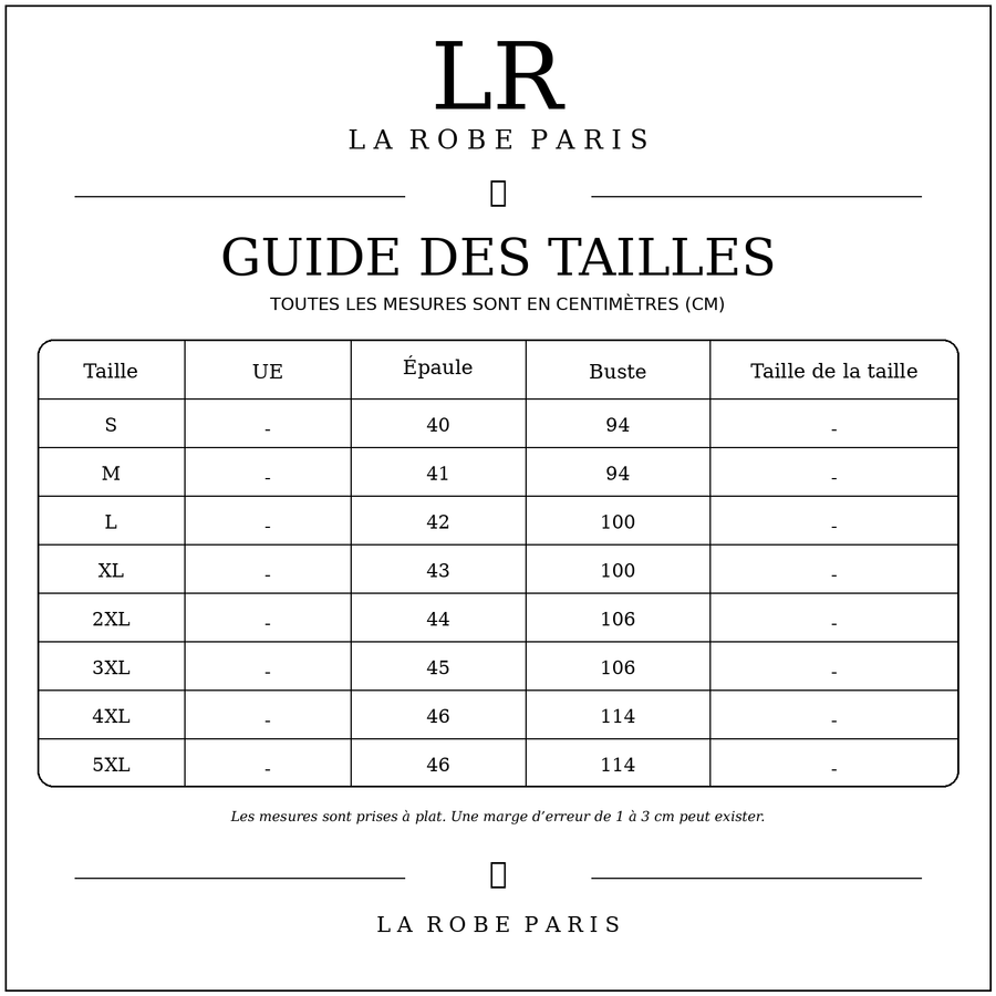 Size guide