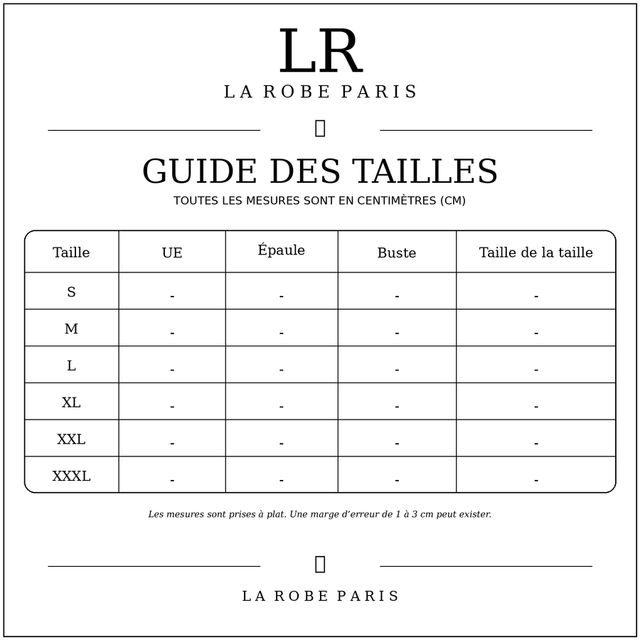 Size guide