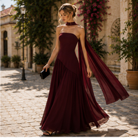 Robe longue bustier fendue Celestine