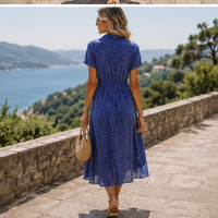 Robe midi fluide d'été Eloria