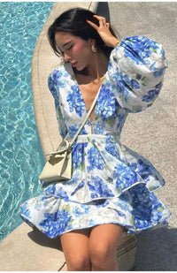 Robe de jardin fleurie de campagne