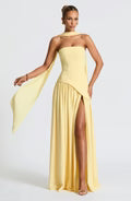 Robe longue bustier fendue Celestine
