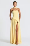 Robe longue bustier fendue Celestine
