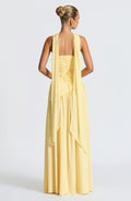 Robe longue bustier fendue Celestine