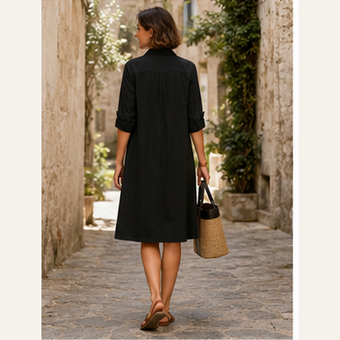 Casual midi shirtdress