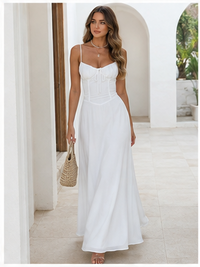 Robe longue Breeze à nœud
